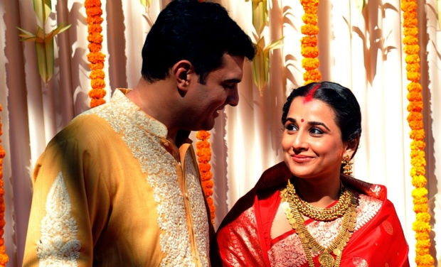 When Vidya met her hubby Siddharth at the backstage